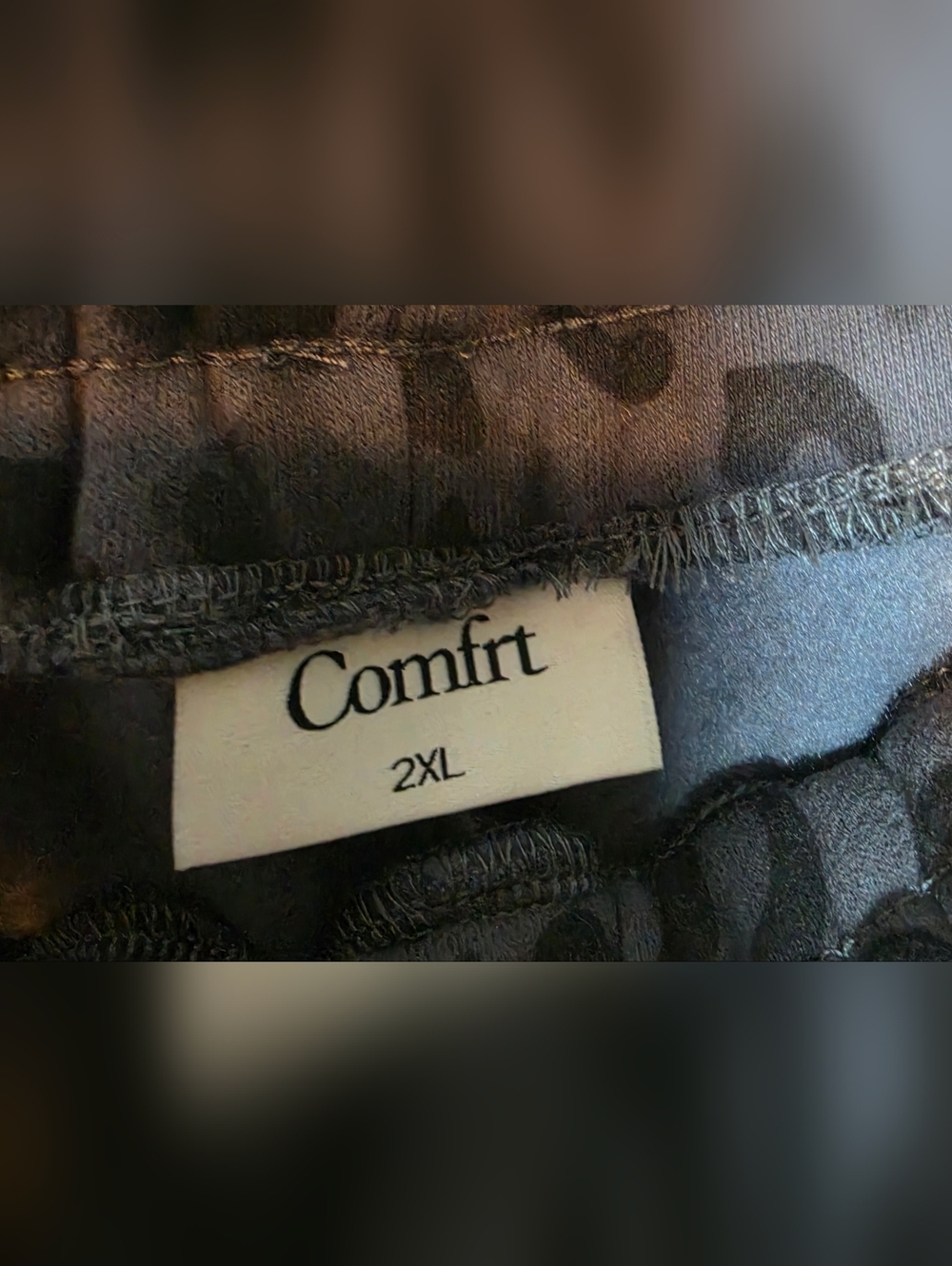 ​Comfrt Minimalst Shorts Panther 2X XXL Heavyweight Fleece Oversized Plus Size - Picture 2 of 10